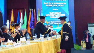 Prof Husain Syam Ajak Prof Sjarifuddin Hasan Membangun UNM