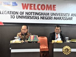 Rektor UNM Sambut Wakil Ketua MPR dan Delegasi Nottingham University