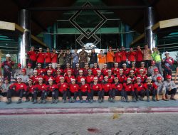 Tutup Diklatsar, Tim Reaksi Cepat Semen Tonasa Simulasi Penyelamatan Bencana