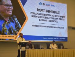 Rektor UNM Minta Dosen-Guru Pamong PPG Lebih Kreatif dan Inovatif dalam Proses Pembelajaran