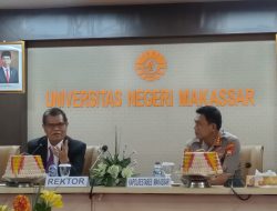 Rektor UNM Puji Kapolrestabes Makassar Rangkul Pemuda di Jalanan