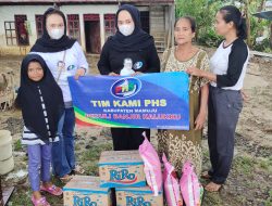 Tim Kami PHS Salurkan Bantuan Sembako untuk Korban Banjir Kalukku