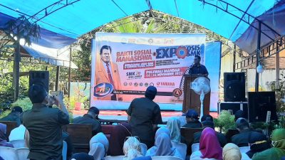 Dibuka Prof Husain Syam, UNM – KKMSB dan Sejumlah SMK Baksos di Polman