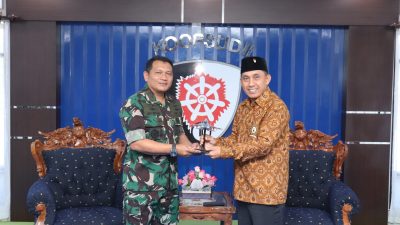 Jalin Sinergitas, Ketua Pepabri Sulselbar Bertemu Pangkoopsud II