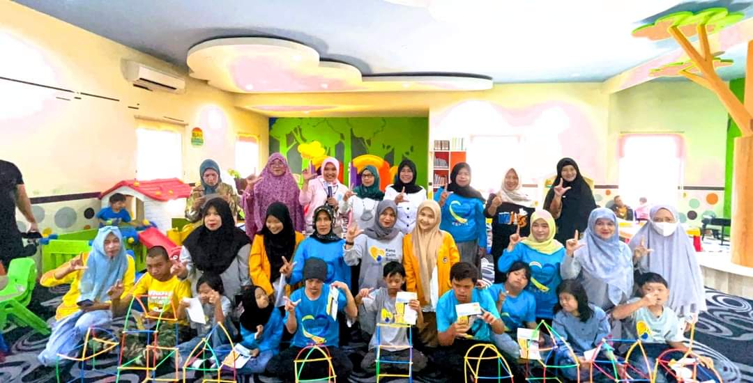 KOADS Sulsel Bersama Fakultas Psikologi UNM Tingkatkan Literasi Membaca Anak Down Syndrom
