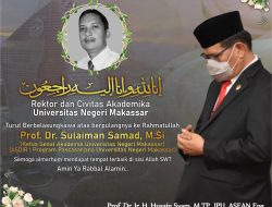 Rektor UNM Ajak Civitas Akademika Doakan Almarhum Prof Sulaiman Samad