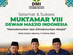 Muktamar DMI ke VIII, Panglima Ta’ : Saatnya Pengurus Masjid Memakmurkan Jemaah