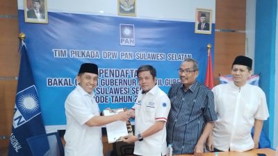 Kembalikan Formulir di PAN, Irfan AB : Panglima Ta’ Tokoh yang Dibutuhkan Sulsel