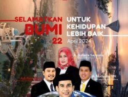 Ucapkan Selamat Hari Bumi, DPRD Makassar Ajak Masyarakat Lestarikan Lingkungan