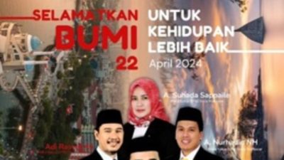 Ucapkan Selamat Hari Bumi, DPRD Makassar Ajak Masyarakat Lestarikan Lingkungan