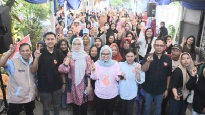 Didampingi 4 Legislator,  Rezki Lutfi Kampanye di Tamalanrea-Biringkanaya