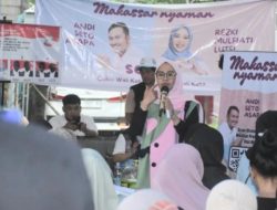 Rela Kehujanan, Warga Biringkanaya Semangat Sambut Rezki