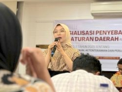 Sosialisasi Perda Ketertiban Umum,Budi Hastuti Harap Masyarakat Saling Bahu Membahu Jaga Ketertiban