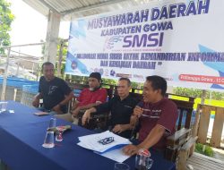 Muskab I SMSI Gowa Pilih Johanis UB sebagai Ketua 