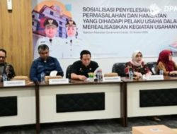 Gelar Sosialisasi Penyelesaian Hambatan Pelaku Usaha, DPMPTSP Makassar Upayakan Iklim Investasi Semakin Kondusif