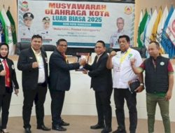 Ketua Komisi B DPRD Makassar Ismail, Resmi Menahkodai KONI Periode 2025-2029